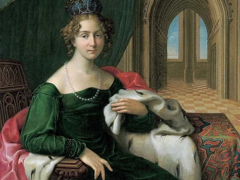 1783-Heinrich Olivier - Ritratto della principessa Friederike, duchessa di Sassonia-Anhalt, principessa di Prussia